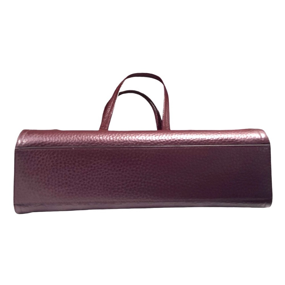 Authentic Furla Amina Small Pebbled Leather Tote – Bordeaux / Burgundy - Picture 4 of 13